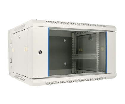 Szafa RACK Extralink Wisząca 19" 6U 600x600mm dwusekcyjna (szara) EX.12936